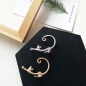 Preview: Gorgeous elegant cats ear cuff / earring